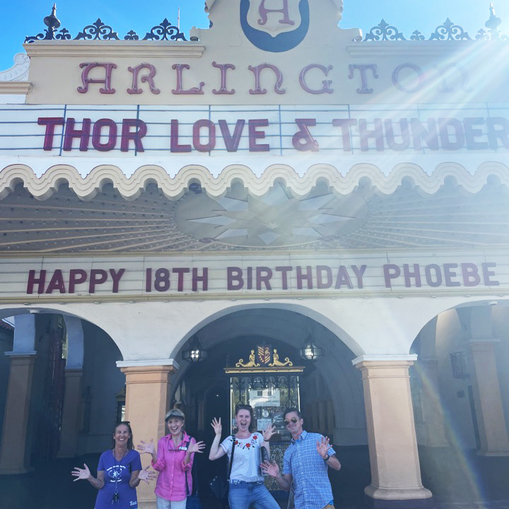 Scavenger hunters at the Arlington Theatre